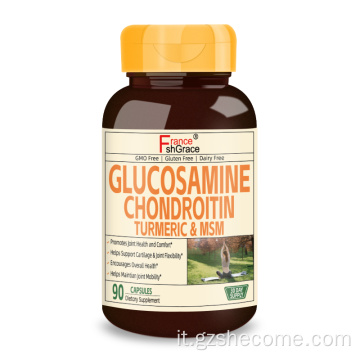 Supporto articolare della condroitina di glucosamina Supplemento MSM per uomini